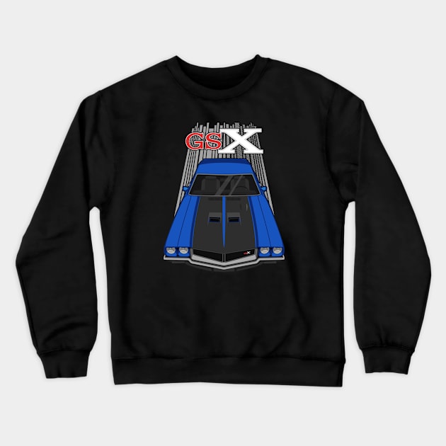 Skylark GSX 2nd gen Metallic Blue Crewneck Sweatshirt by V8social
